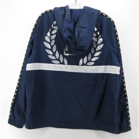 PINK Victorias Secret Jacket XS Small Anorak Hoodie Glitter Sequin - Picture 8 of 13